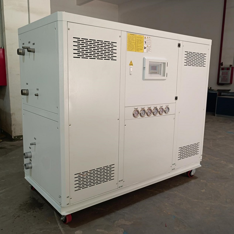 30 TR refrigeratore industriale condensato ad acqua per linea di coestrusione di film plastico